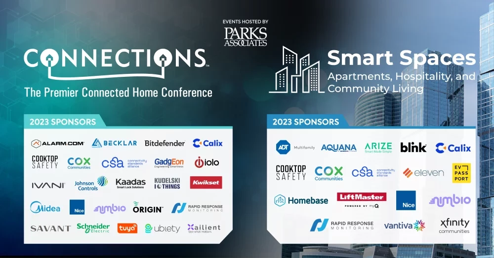 CONNECTIONS and Smart Spaces Sponsors